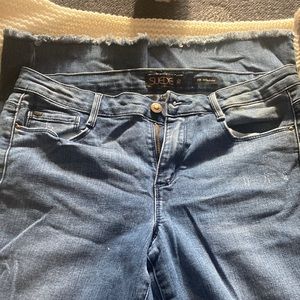 Mid rise bootcut blue jeans size 30 long